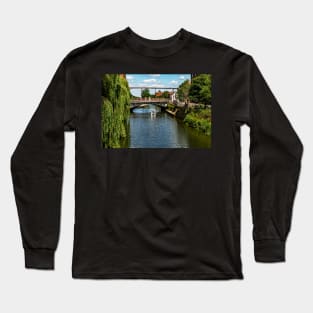 Quay Bridge Tewkesbury Long Sleeve T-Shirt